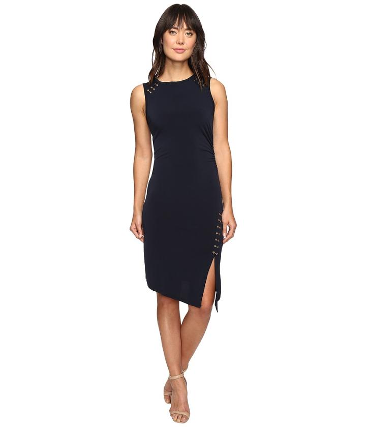 Michael Michael Kors - Metal Trim Asymmetric Dress