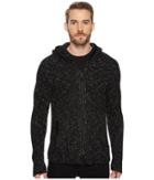 John Varvatos Star U.s.a. - Fisherman Ribbed Sweater Hoodie