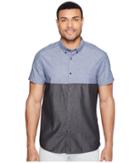 Kenneth Cole Sportswear - Short Sleeve Color Block Shirt
