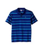 Lacoste Kids - Short Sleeve Striped Jersey Polo