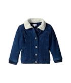 Splendid Littles - Baby French Terry Indigo Jacket With Sherpa Collar