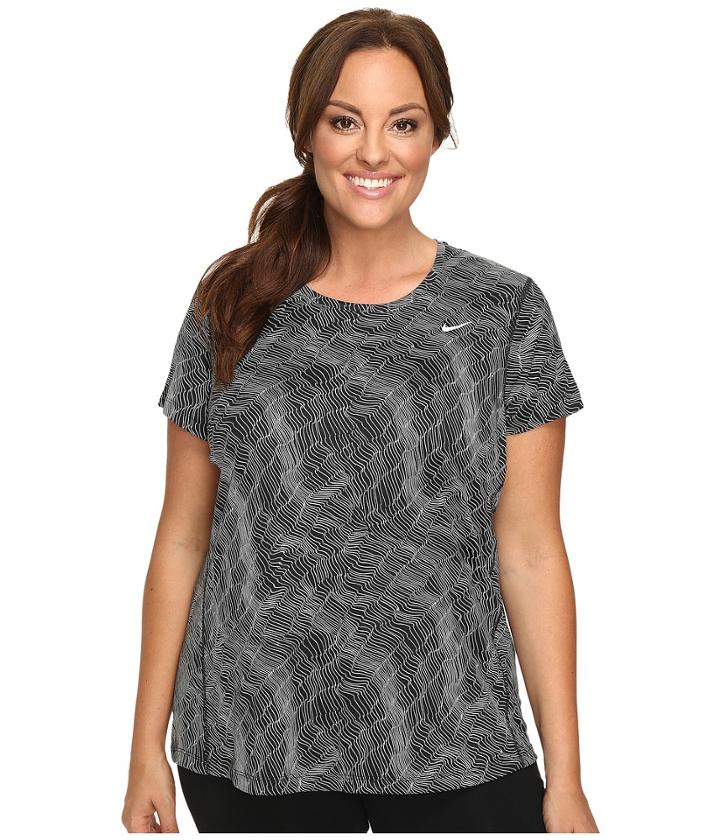 Nike - Dry Miler Printed Short-sleeve Running Top