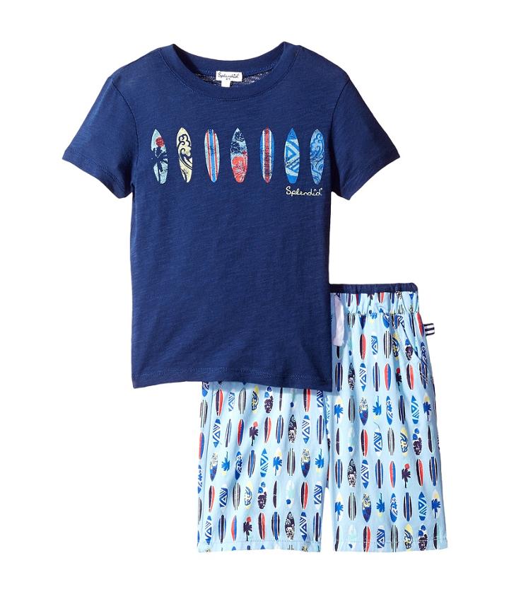 Splendid Littles - Surfboard Printed Short Set