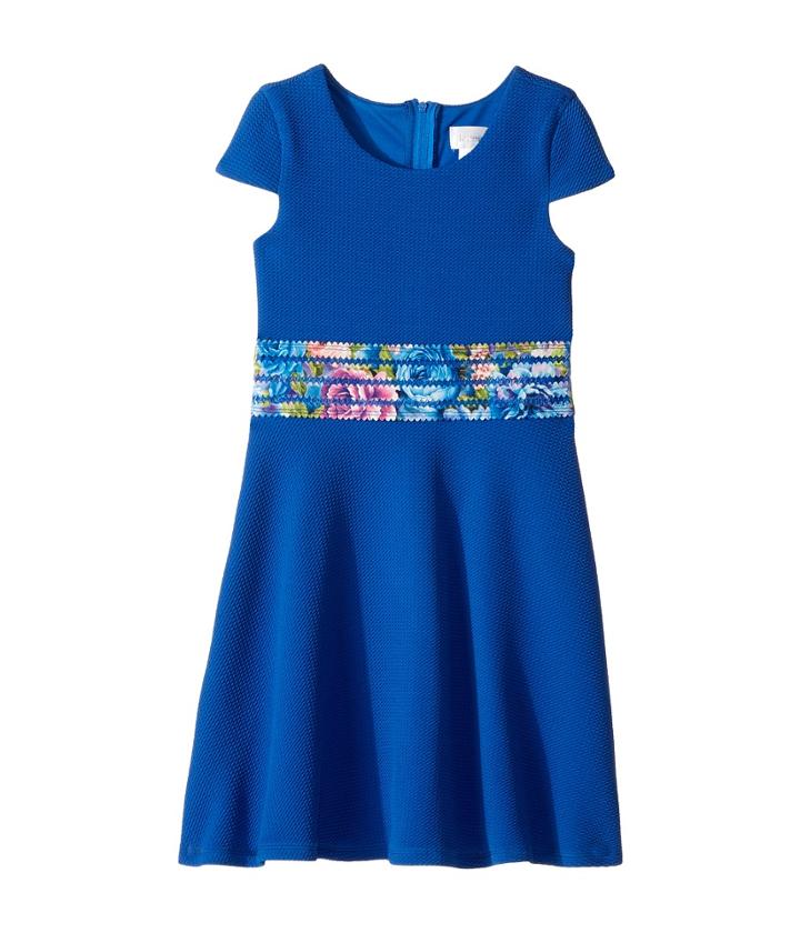 Us Angels - Cap Sleeve Fit Flare Dress