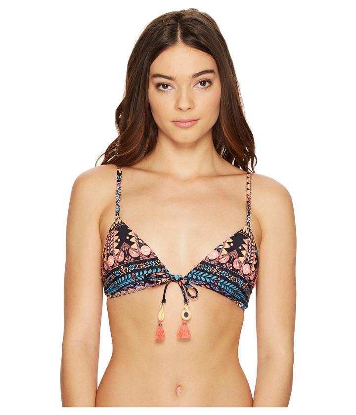 Seafolly - Spice Temple Tie Front Bralette Top