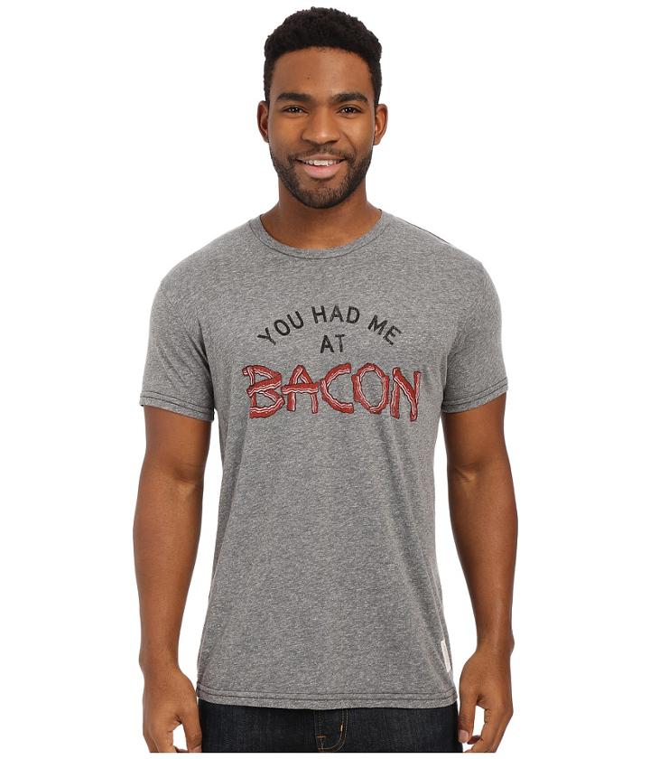 The Original Retro Brand - Tri-blend Short Sleeve You Had Me At Bacon Tee