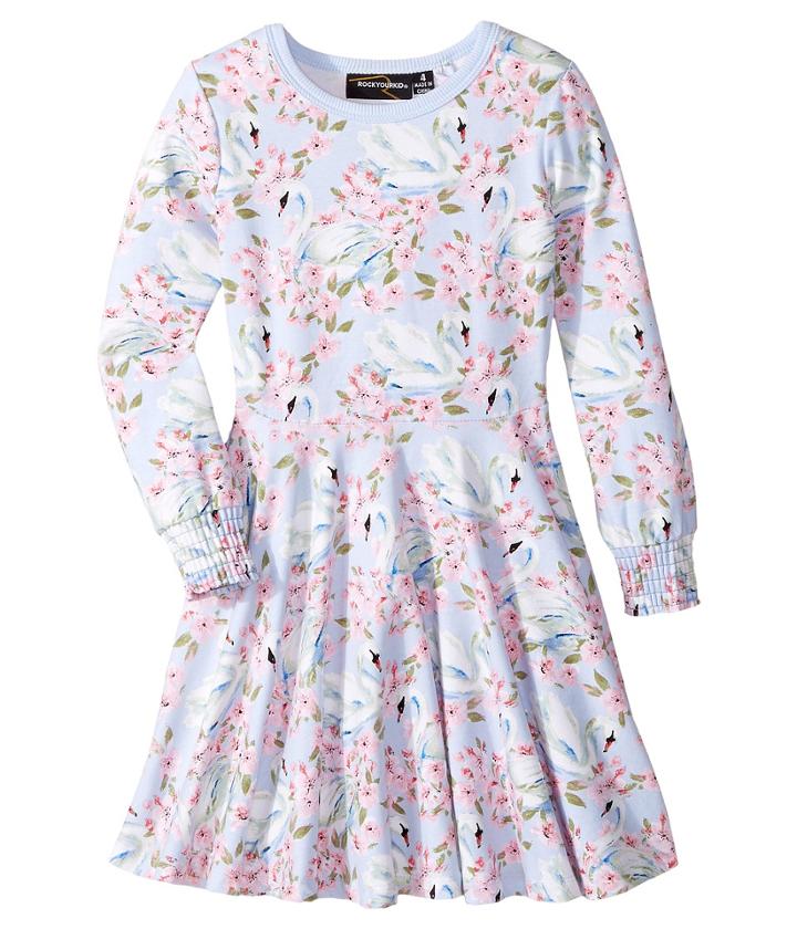 Rock Your Baby - Fairy Tale Swans Waisted Dress