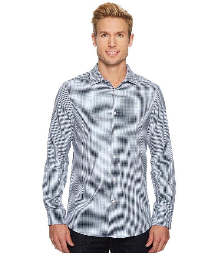 Perry Ellis - Mini Check Total Stretch Dress Shirt