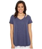 Culture Phit - Lacey Short Sleeve Cut Out Top