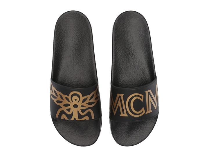 Mcm - Logo Slide Sandal