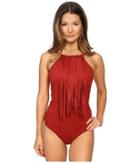 Agua De Coco By Liana Thomaz - Suede One-piece