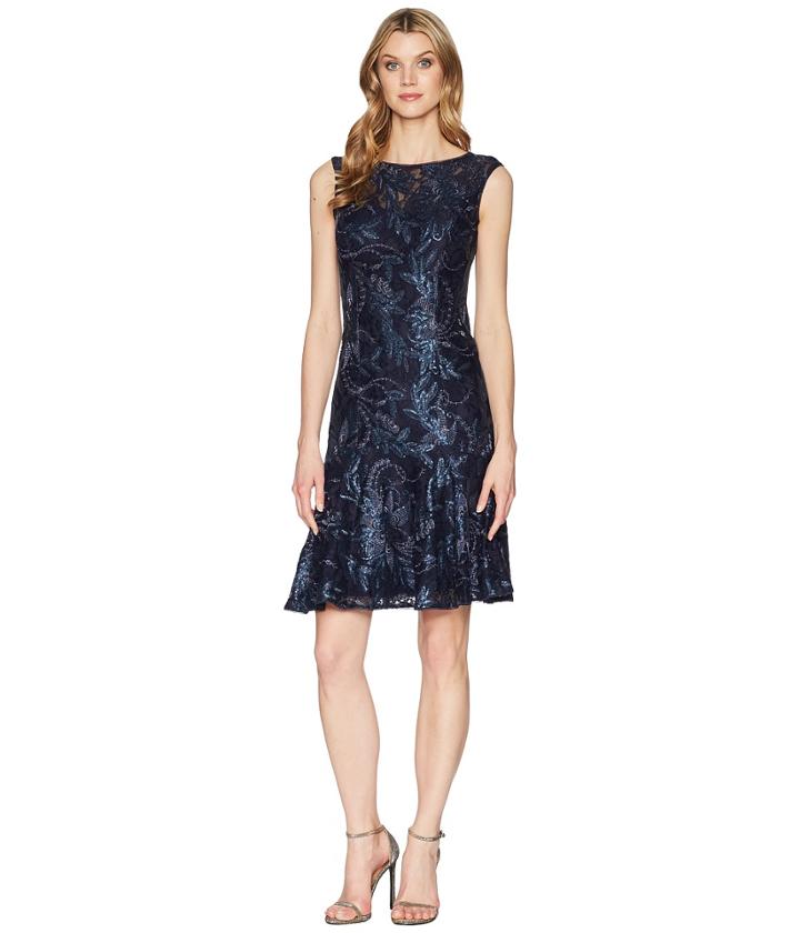 Adrianna Papell - Short Trumpet Dress