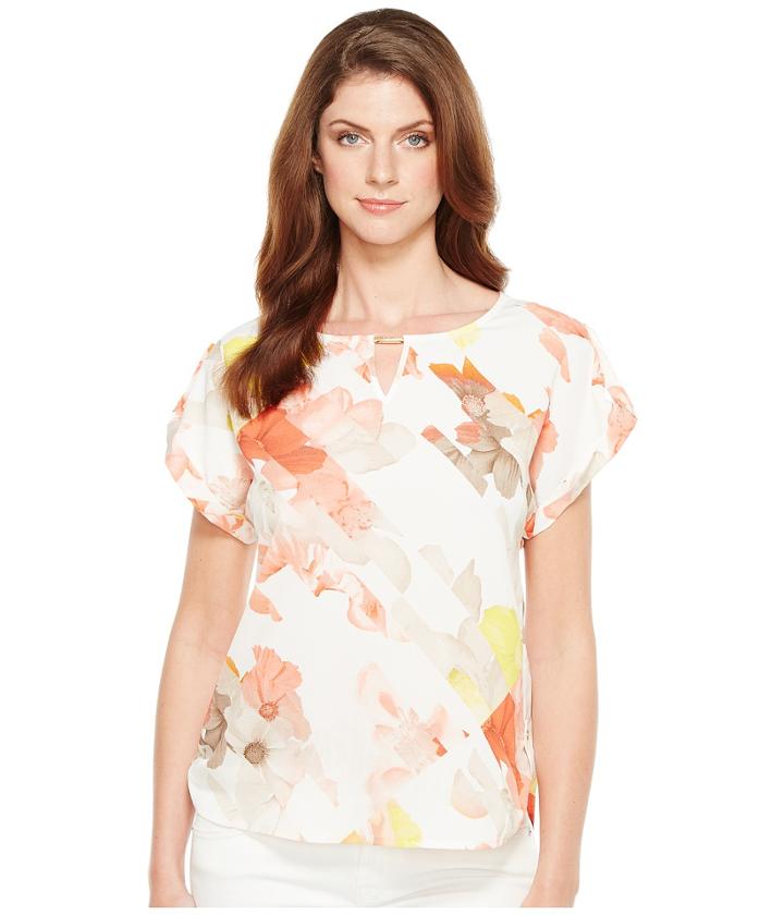 Calvin Klein - Printed Top With Hardware