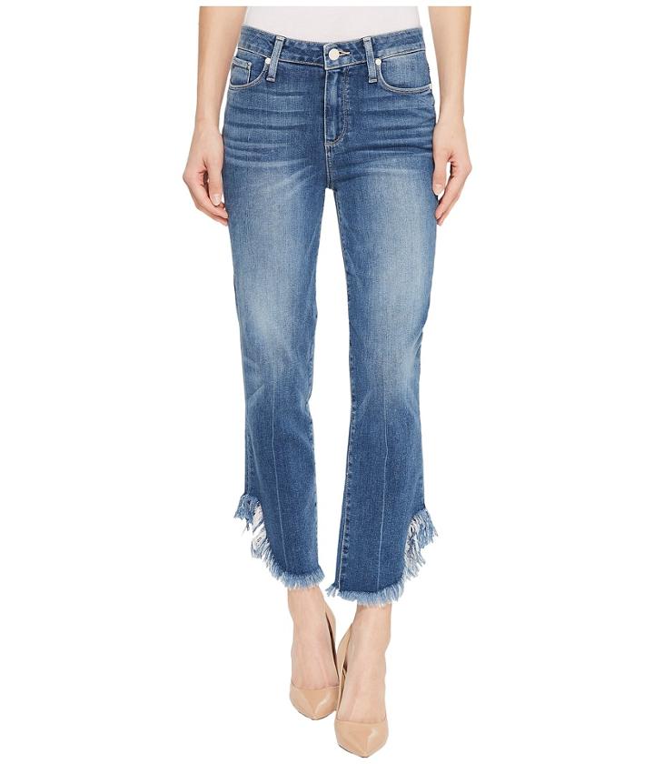 Paige - Hoxton Straight Ankle W/ Heavy Fray Curved Hem In Norfolk