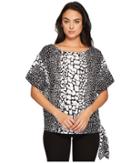 Michael Michael Kors - Croc Print Tie Top
