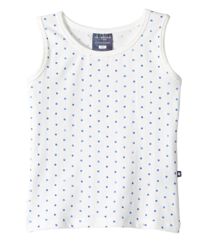 Toobydoo - Blue Dot Tank Top