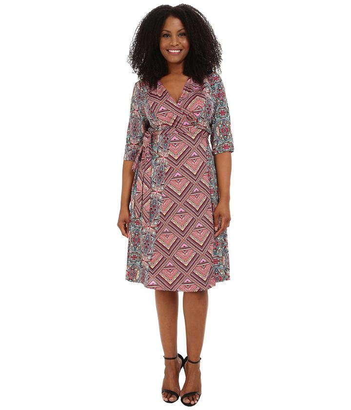 Kiyonna - In The Mix Wrap Dress