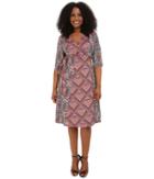 Kiyonna - In The Mix Wrap Dress