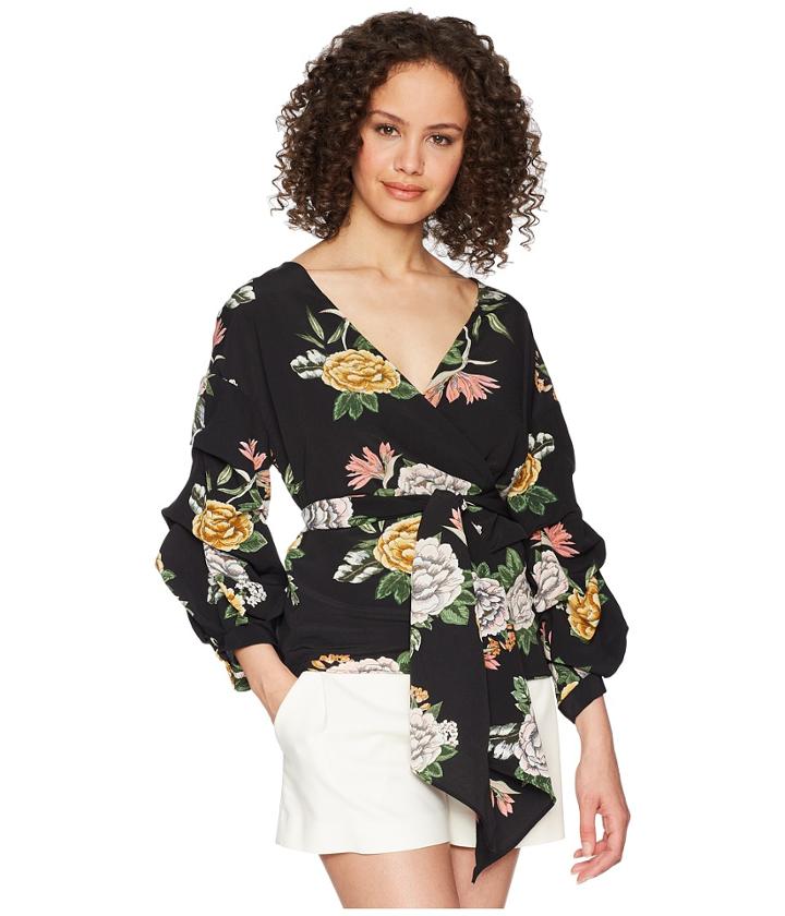 Bishop + Young - Enchanted Garden Wrap Blouse