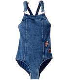 Seafolly Kids - Moonchild Denim Dungaree Tank One-piece