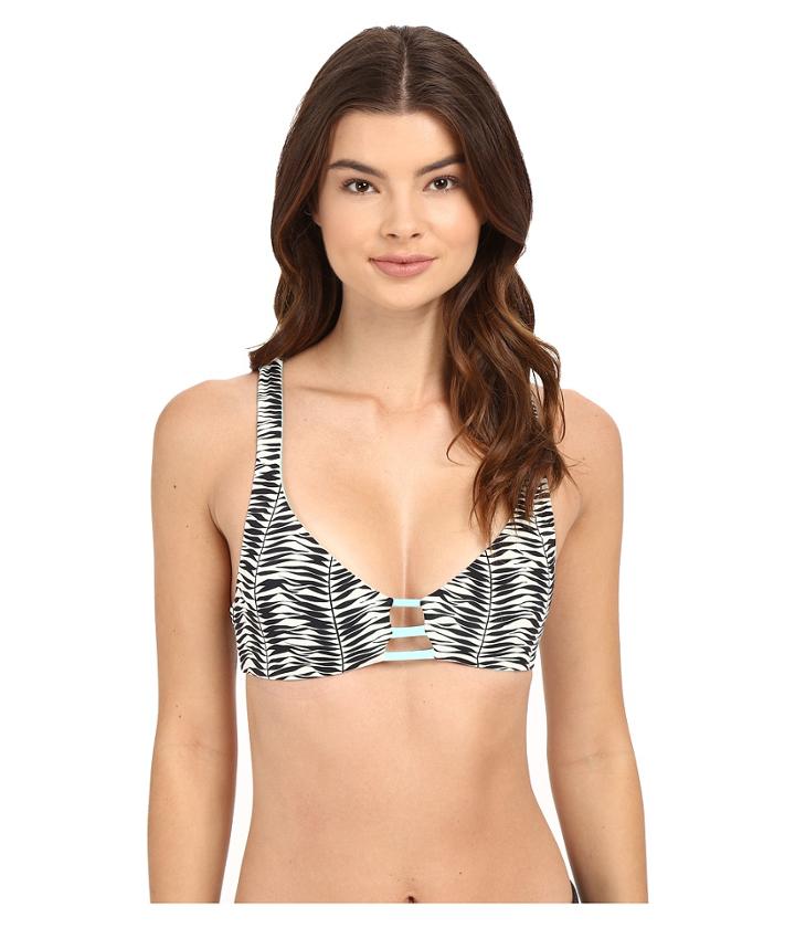 Roxy - Animal Kona Reversible Halter Triangle Bra