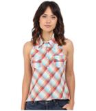 Roper - 0224 Bright Multi Plaid Sleeveless Shirt