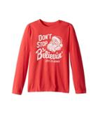 Life Is Good Kids - Don't Stop Believin' Santa Long Sleeve Crusher Tee