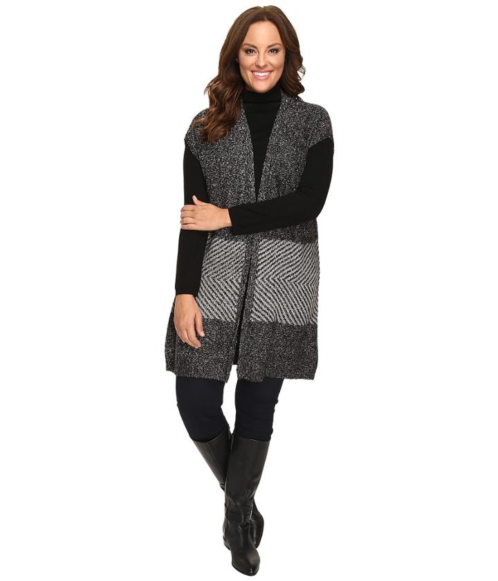 B Collection By Bobeau Curvy - Plus Size Kori Oversized Sweater Vest
