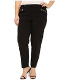 Calvin Klein Plus - Plus Size Skinny Pants With Zippers