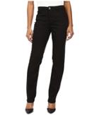Fdj French Dressing Jeans - Petite Supreme Denim Suzanne Slim Leg In Black