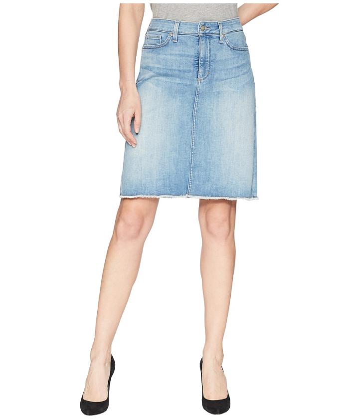 Nydj - Skirt W/ Fray Hem In Dreamstate
