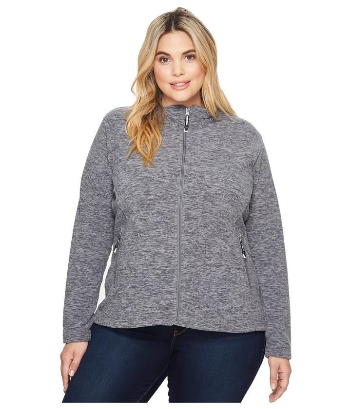 Roper - Plus Size 1464 Cationic Charcoal Micro Fleece