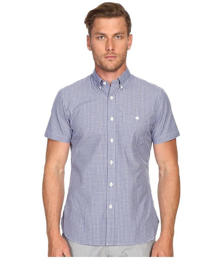 Todd Snyder - Short Sleeve Mini Check Button Up