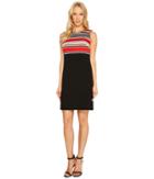 Calvin Klein - Stripe Bodice Sheath Dress