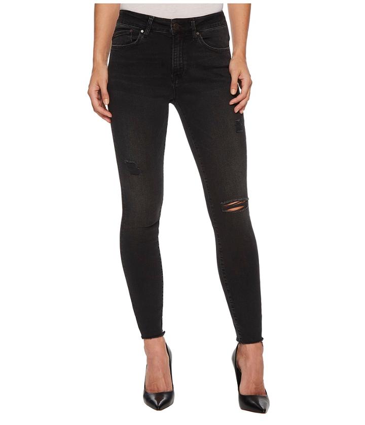 Mavi Jeans - Alissa High-rise Skinny Ankle In Smoke Ripped Nolita