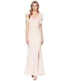 Adrianna Papell - Long Crepe Dress
