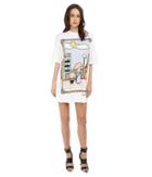 Love Moschino - T-shirt Dress With Girl Graphic