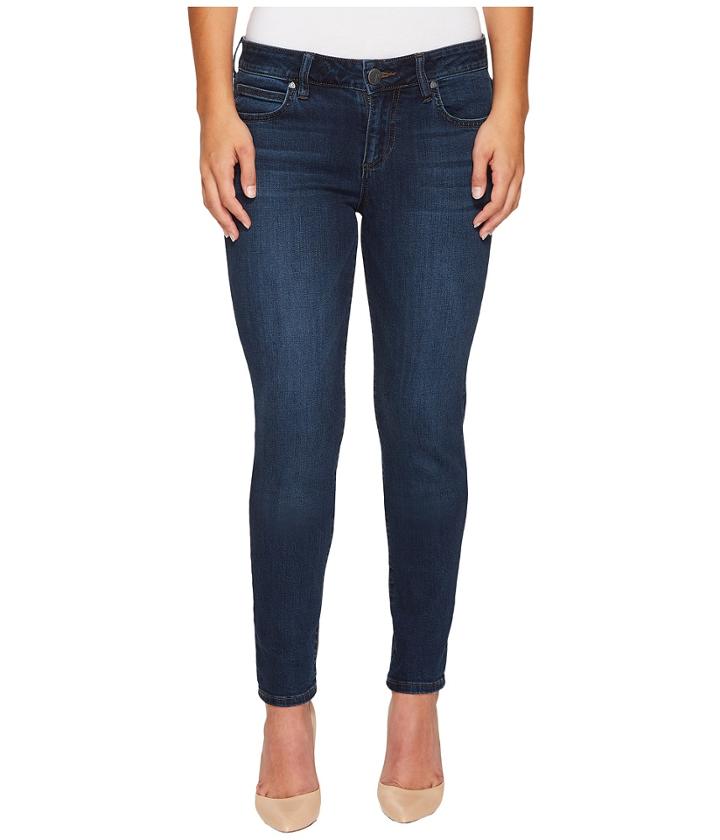 Kut From The Kloth - Petite Diana Kurvy Skinny In Saintly W/ Dark Stone Base Wash
