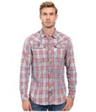 G-star - Tacoma Long Sleeve Shirt In Indigo Sodo Flannel Check