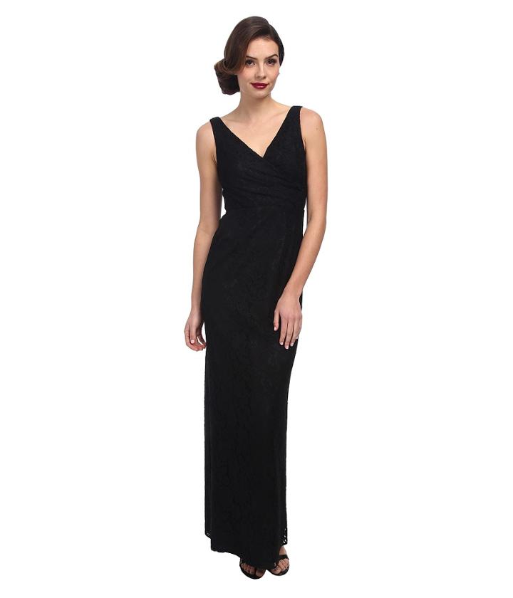 Donna Morgan - Lark V-neck Lace Gown