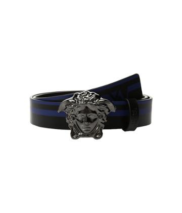 Versace Kids - Medusa Buckle Belt W/ Stripe