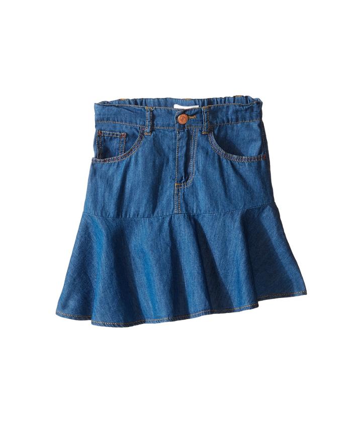 Pumpkin Patch Kids - Peplum Denim Skirt