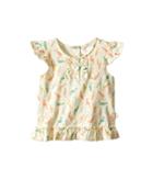Pumpkin Patch Kids - Birdie Print Frilly Top