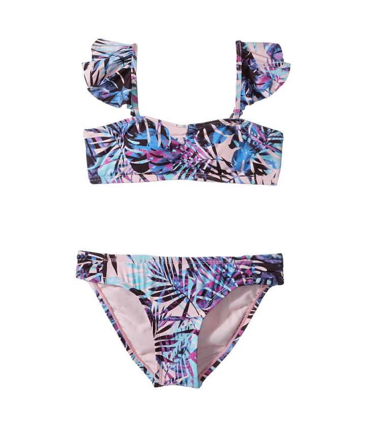 Hobie Kids - Take It Or Leaf It Bandeau And Sash Side Hipster Set