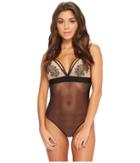 Felina - Kirara Mesh Bodysuit With Appliqued Cups