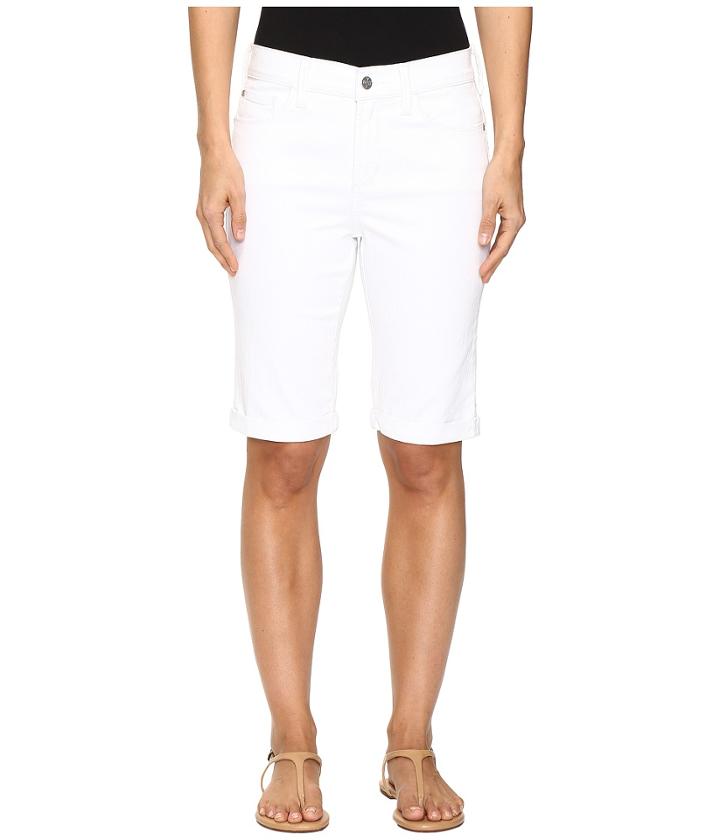 Nydj - Briella Roll Cuff Shorts In Optic White