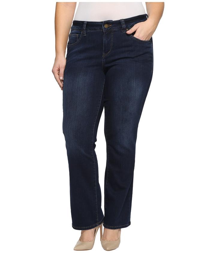 Jag Jeans Plus Size - Plus Size Atwood Boot In Platinum Denim In Indio