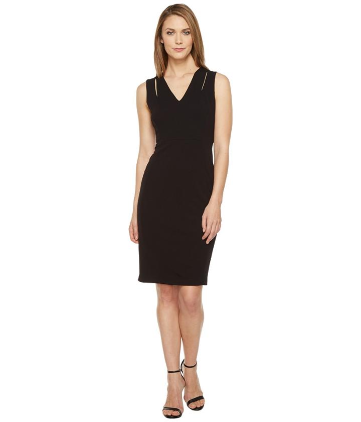 Calvin Klein - Sheath Dress With Shoulder Cut Outs