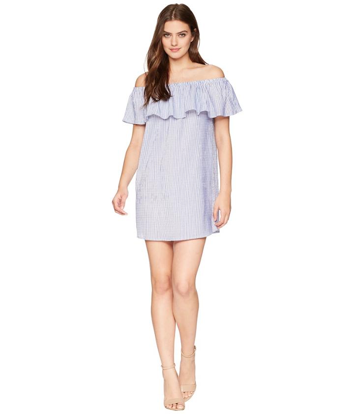 Bishop + Young - Stripe Off Shoulder Dress