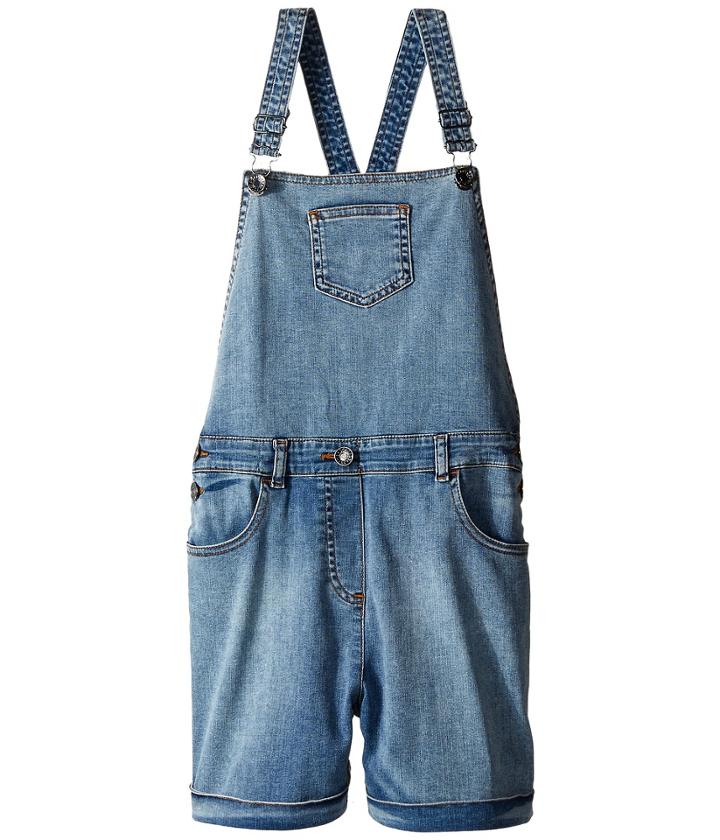 Dolce &amp; Gabbana Kids - Denim Coveralls In Light Blue